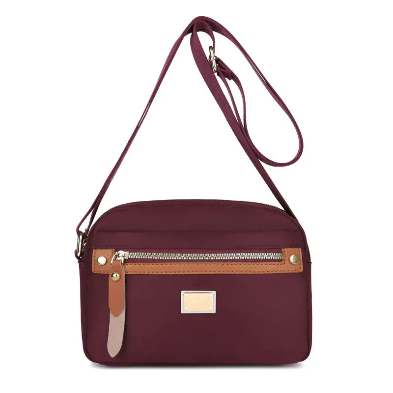 Nobl Travel Nylon Crossbody Bag – Lightweight Waterproof Shoulder Bag for Women