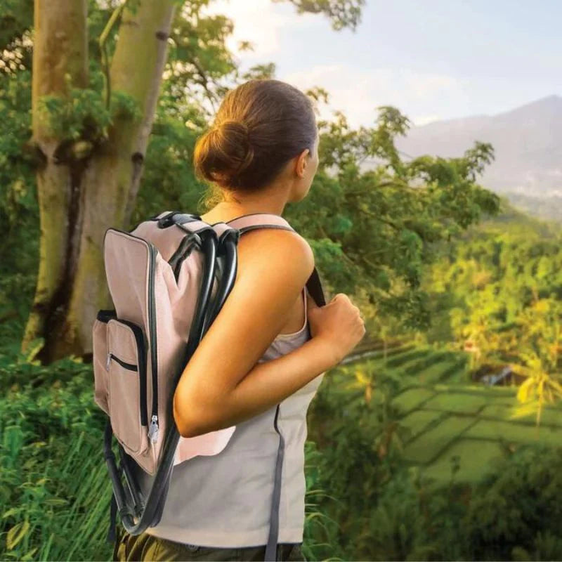 Nobl Travel Backpack Chair – 3-in-1 Foldable Outdoor Chair, Cooler Bag & Hiking Backpack