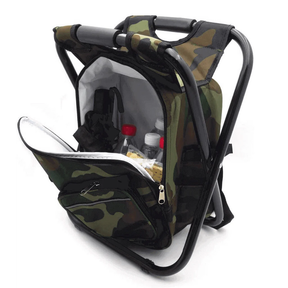 Nobl Travel Backpack Chair – 3-in-1 Foldable Outdoor Chair, Cooler Bag & Hiking Backpack