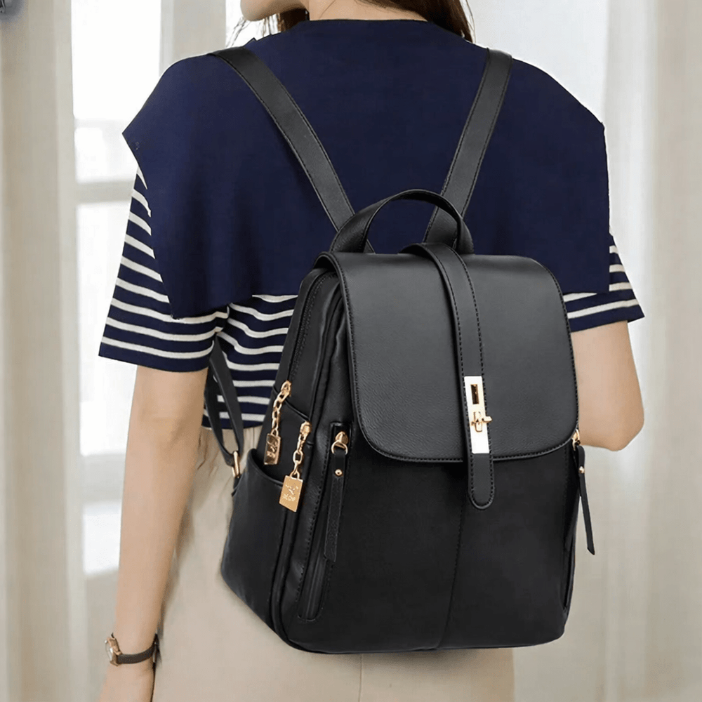 Nobl Travel LuxeMate Women’s Backpack with Multi-Compartment Design and Laptop Storage