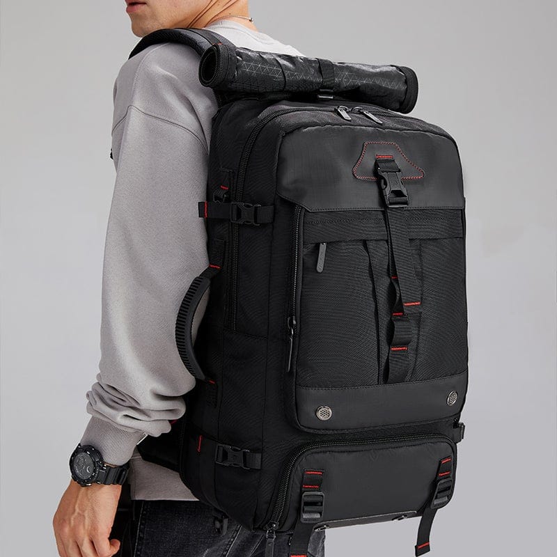 Nobl Travel Men’s Waterproof Large Capacity Backpack – Durable Travel & Outdoor Daypack