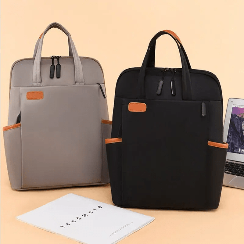 Nobl Travel Anti Theft Backpack with Hidden Zippers and Water Resistant Oxford Fabric