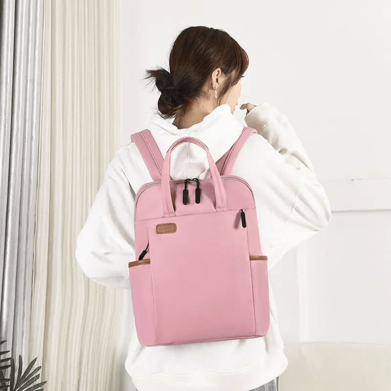Nobl Travel Anti Theft Backpack with Hidden Zippers and Water Resistant Oxford Fabric