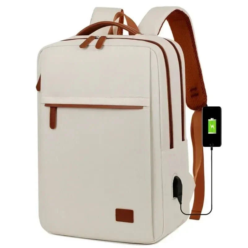 Nobl Travel Multifunctional Laptop Backpack with USB Port and 15.6 Inch Laptop Compartment