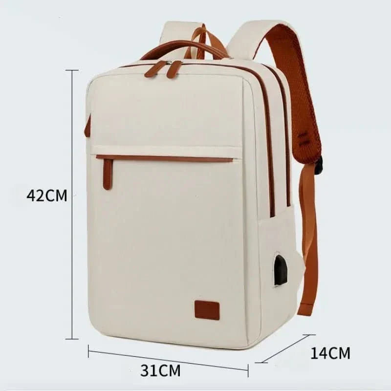 Nobl Travel Multifunctional Laptop Backpack with USB Port and 15.6 Inch Laptop Compartment