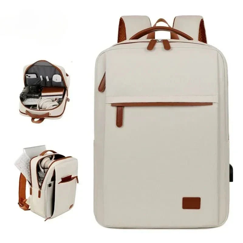 Nobl Travel Multifunctional Laptop Backpack with USB Port and 15.6 Inch Laptop Compartment