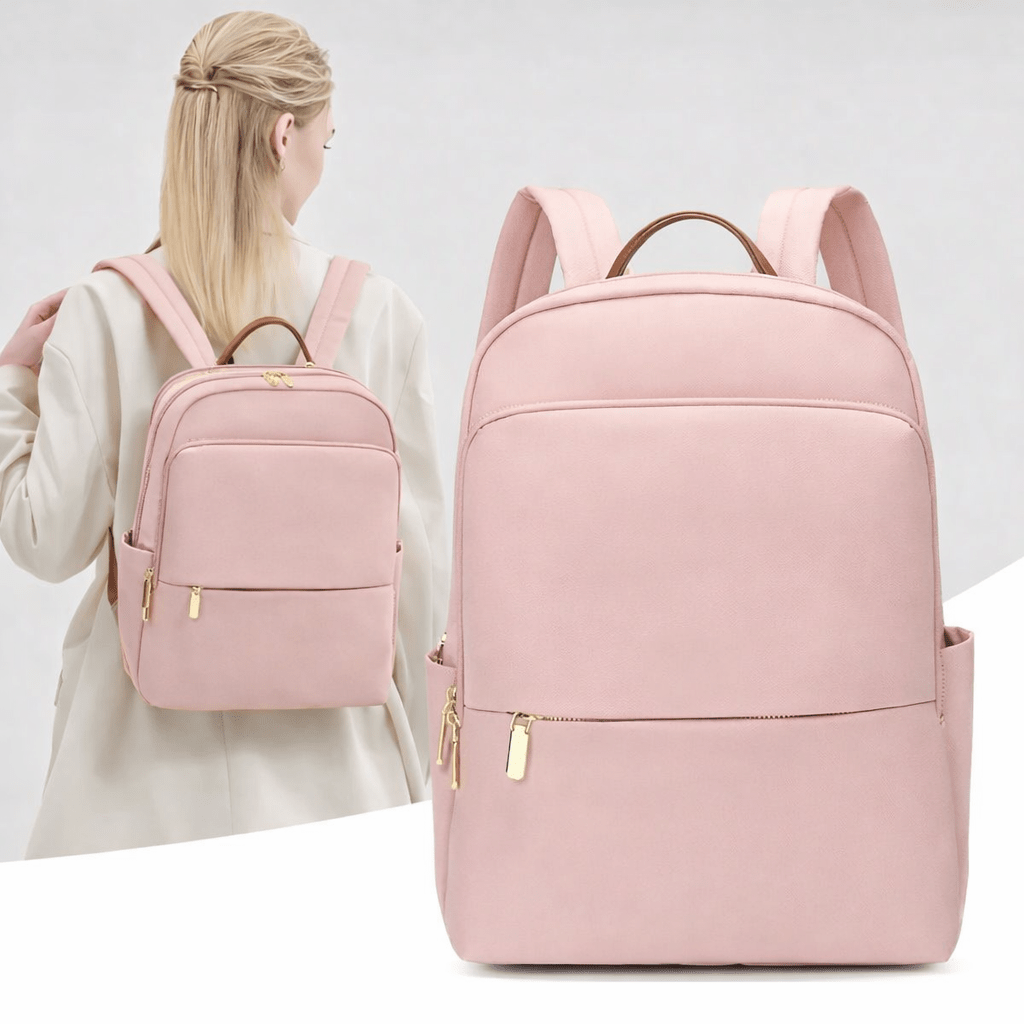 Nobl Travel Sophia Women’s Backpack with Laptop Compartment and Waterproof Oxford Fabric