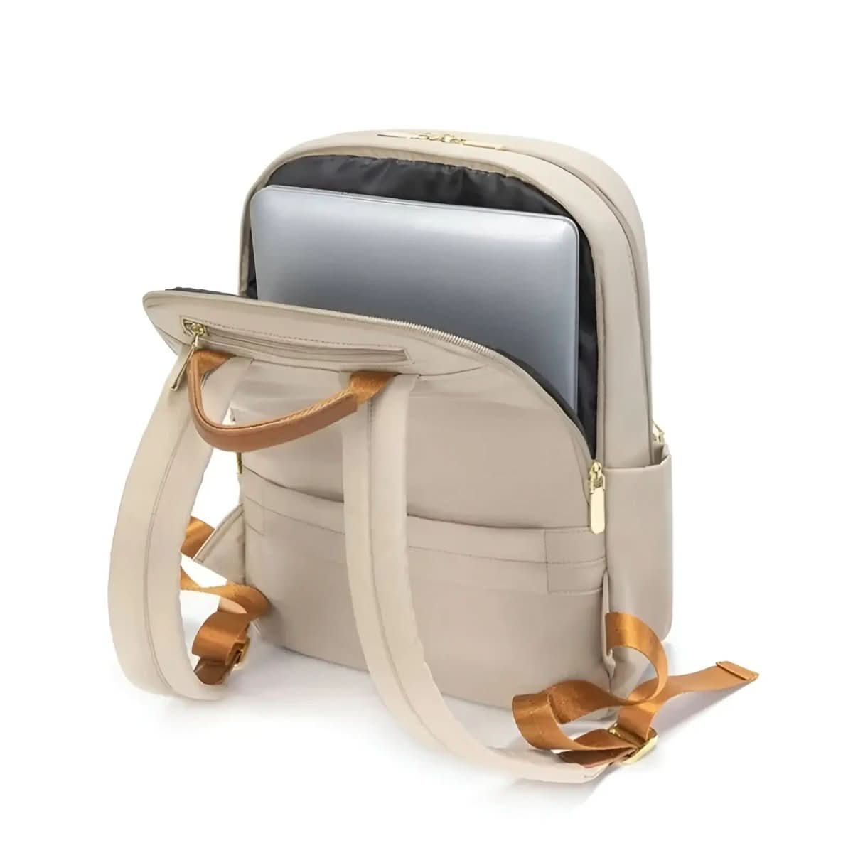 Nobl Travel Sophia Women’s Backpack with Laptop Compartment and Waterproof Oxford Fabric