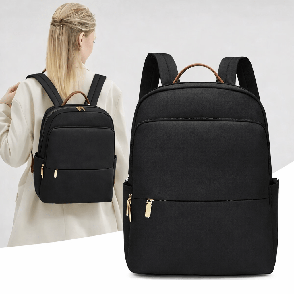 Nobl Travel Sophia Women’s Backpack with Laptop Compartment and Waterproof Oxford Fabric