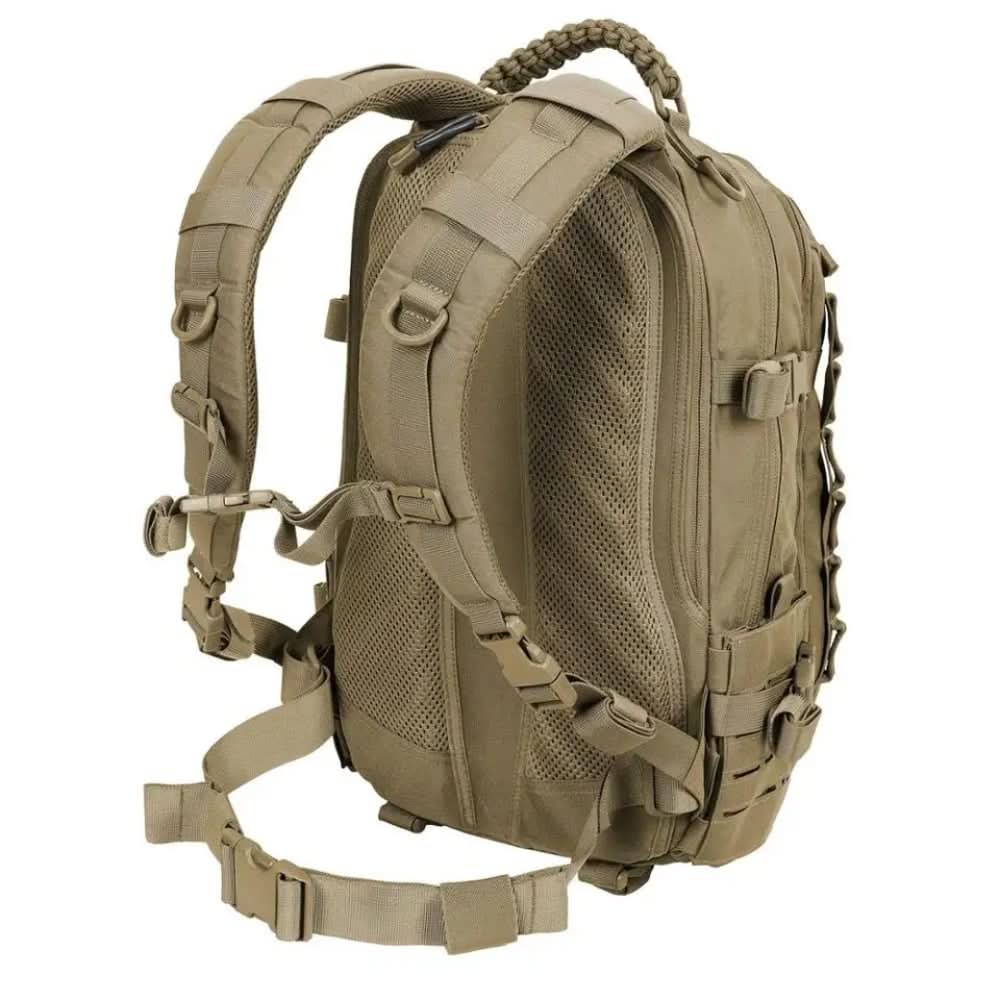 Nobl Travel 30L Tactical Backpack with Water Resistant Nylon and Multiple Compartments