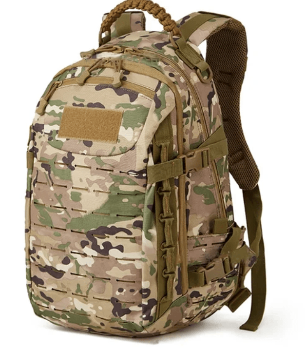 Nobl Travel 30L Tactical Backpack with Water Resistant Nylon and Multiple Compartments