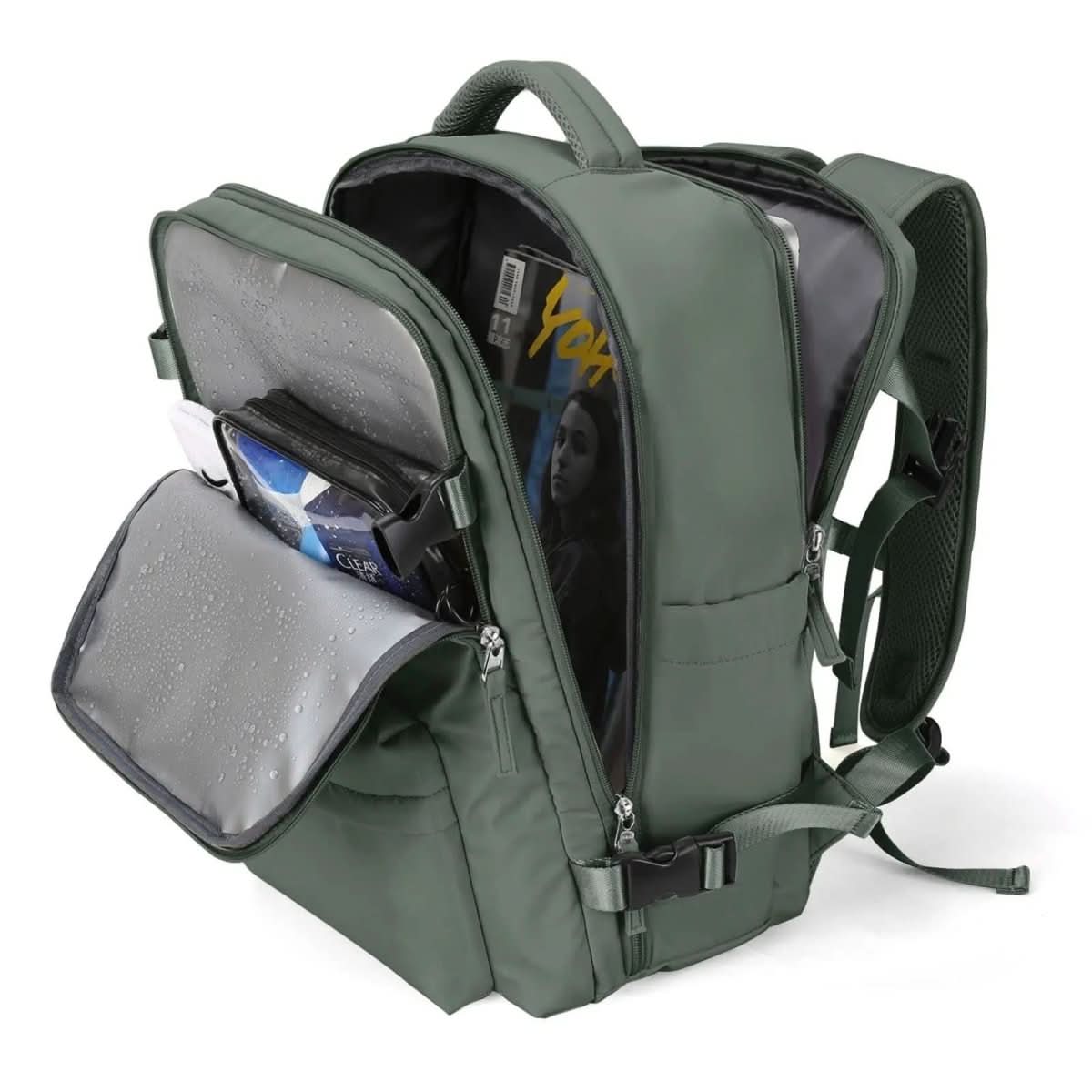 Nobl Travel Adventure Backpack with Hidden Compartments and Lockable Zippers