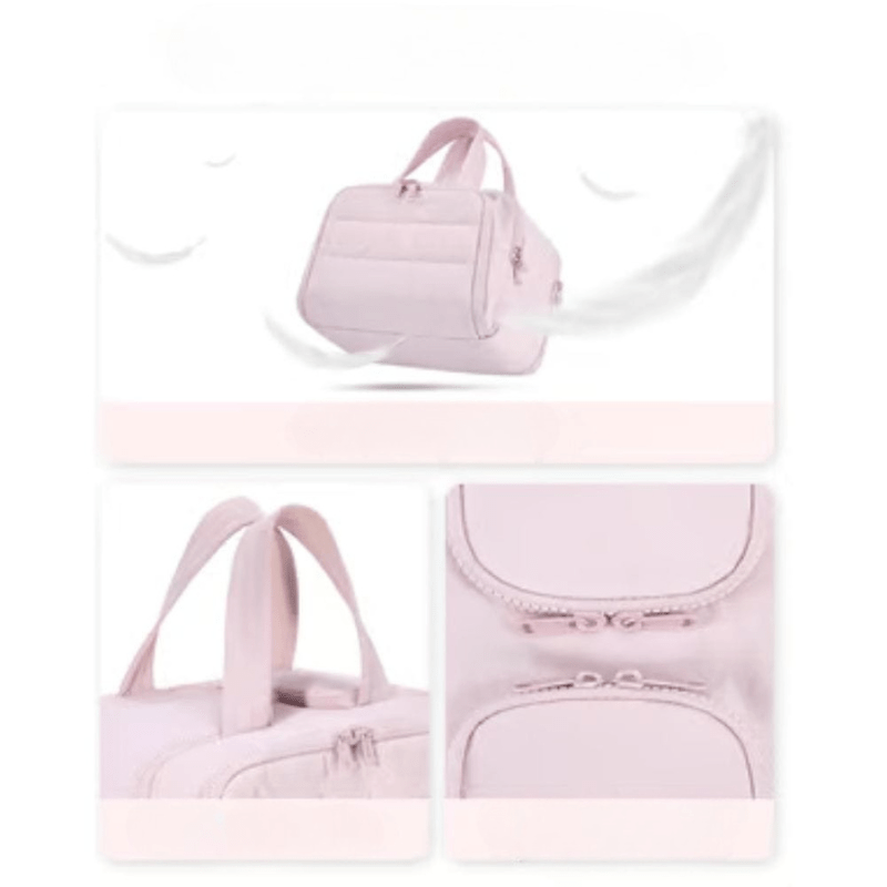 Nobl Travel Toiletry Bag with Hook and Waterproof Compartments