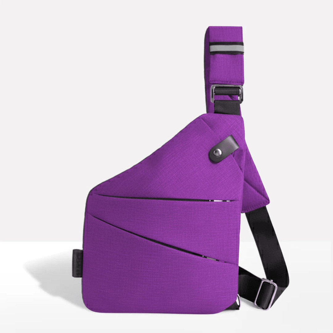 Nobl Travel TravLock Anti Theft Crossbody Bag with RFID Protection and Water Resistant Design