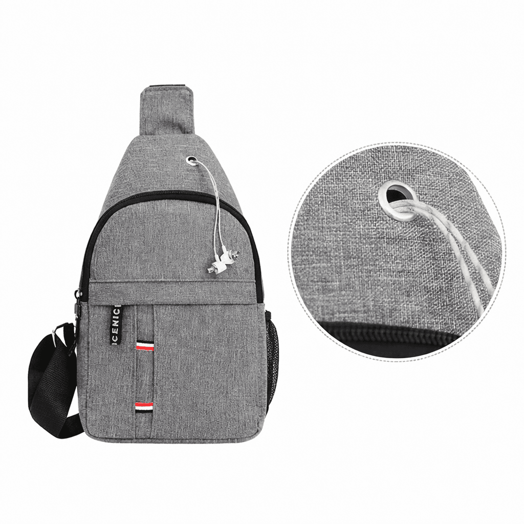 Nobl Travel UrbanTrek Men’s Waterproof Waist Bag with Adjustable Strap and Large Capacity